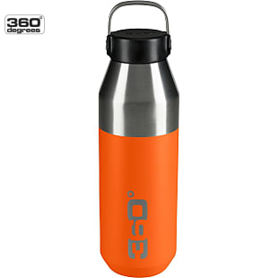 360 Degrees VACUUM INSULATED STAINLESS NARROW MOUTH BOTTLE, Pumkin