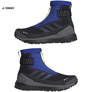 adidas TERREX FREE HIKER COLD.RDY M, Core Black - Black Blue Metal - Bold Blue