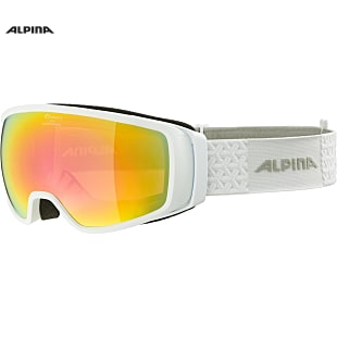 Alpina DOUBLE JACK Q-LITE, White Matt - Mirror Rainbow