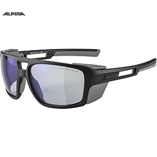 Alpina SKYWALSH V, Black Grey Matt - Varioflexmirror+ Blue