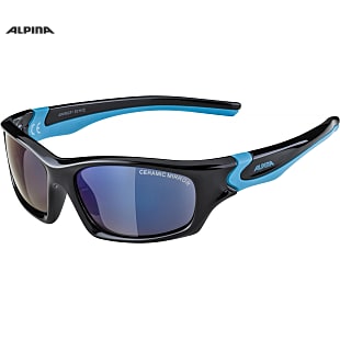 Alpina TEEN FLEXXY, Black - Cyan - Blue Mirror
