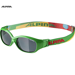 Alpina KIDS SPORTS FLEXXY, Green - Puzzle - Black
