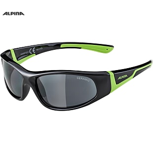 Alpina JUNIOR FLEXXY, Black - Green - Black