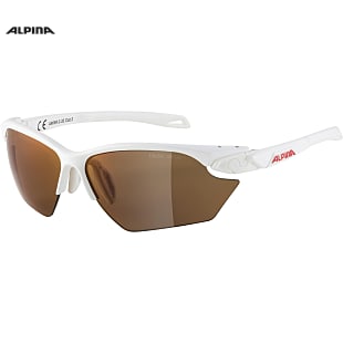 Alpina TWIST FIVE HR S HM+, White Matt - Red Mirror