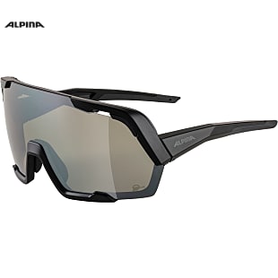 Alpina ROCKET BOLD Q-LITE, Black Matt - Silver Mirror