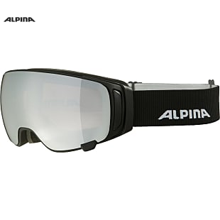 Alpina DOUBLE JACK MAG Q-LITE, Black Matt - Orange - Mirror Black