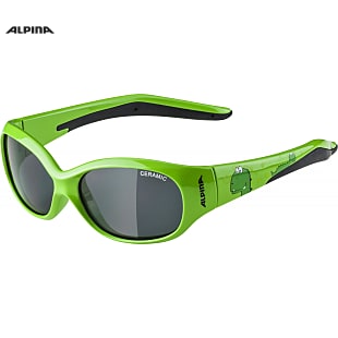 Alpina KIDS FLEXXY, Green Dino - Black