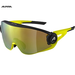 Alpina 5W1NG Q, Black Matt - Neon Yellow - Yellow Mirror