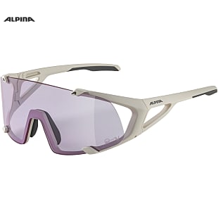 Alpina HAWKEYE S Q-LITE V, Black Matt - Purple