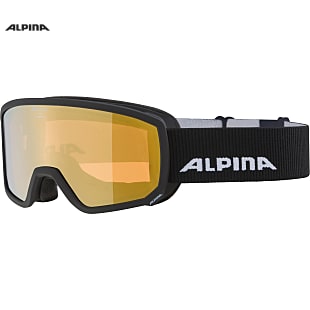 Alpina SCARABEO S Q-LITE, Black - Yellow Matt - Mirror Gold
