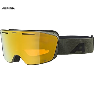 Alpina NENDAZ Q-LITE, Black - Yellow Matt - Mirror Red