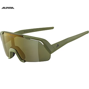 Alpina ROCKET YOUTH Q-LITE, Burned - Yellow Matt - Bronce Mirror