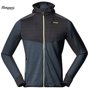Bergans RABOT ACTIVE MID HOOD M JACKET, Orion Blue - Solid Charcoal