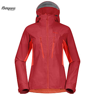 Bergans CECILIE MOUNTAIN SOFTSHELL JACKET, Red Leaf - Energy Red
