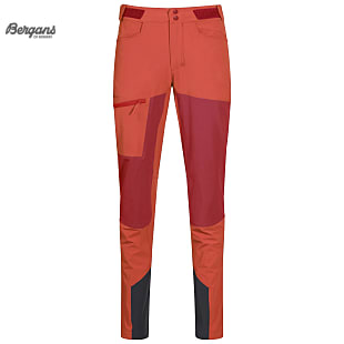 Bergans CECILIE MOUNTAIN SOFTSHELL PANTS, Energy Red - Red Leaf