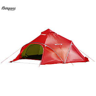 Bergans WIGLO LT V.2 6-PERSONS TENT, Red