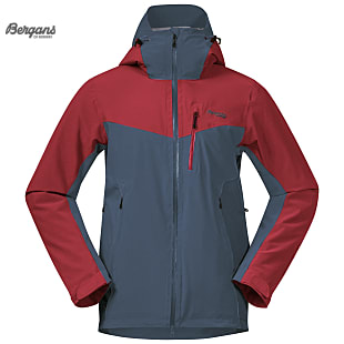 Bergans OPPDAL INSULATED M JACKET, Orion Blue - Red