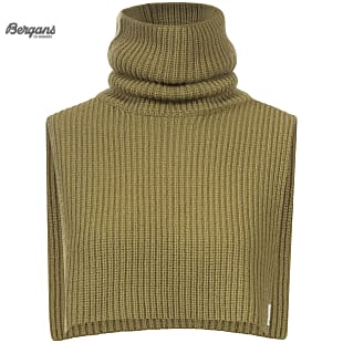 Bergans KNITTED NECK WARMER, Olive Green
