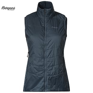 Bergans W RABOT INSULATED HYBRID VEST, Black - Solid Charcoal