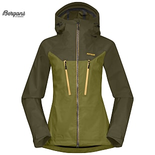 Bergans CECILIE 3L JACKET, Lush Yellow - Cloudberry Yellow
