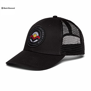 Black Diamond LOW PROFILE TRUCKER CAP, Black - Black