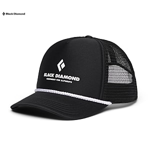 Black Diamond FLAT BILL TRUCKER HAT, Tundra - Black