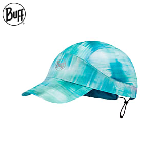 Buff PACK RUN CAP, Marbled Turquoise