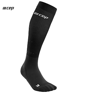 CEP W INFRARED RECOVERY COMPRESSION SOCKS TALL, Black - Red