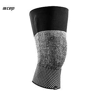 CEP MAX SUPPORT COMPRESSION KNEE SLEEVE, Black - White