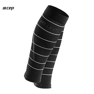 CEP M REFLECTIVE COMPRESSION CALF SLEEVES, Grey