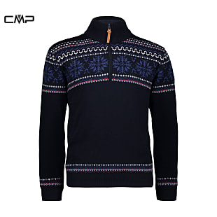 CMP M KNITTED PULLOVER 1, Black - Blue
