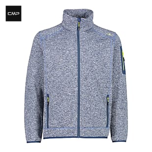CMP M JACKET KNITTED II, Blue Ink - Storm