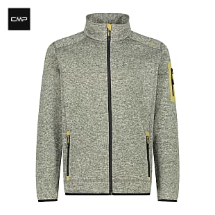 CMP M JACKET KNITTED II, Oil Green - Agave