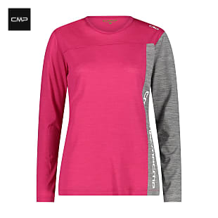 CMP W T-SHIRT RECYCLED MERINOS, Fucsia