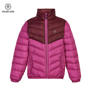 Color Kids KIDS JACKET PACKABLE QUILTED, Beet Red