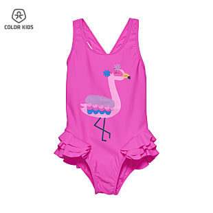 Color Kids GIRLS SWIMSUIT W APPLICATION (PREVIOUS MODEL), Diva Pink