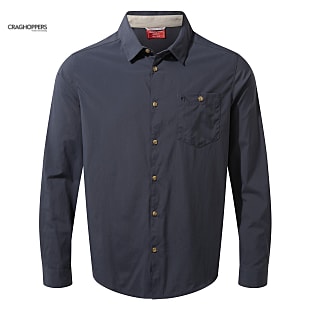 Craghoppers M NOSILIFE NUORO LONG SLEEVED SHIRT, Steelblue