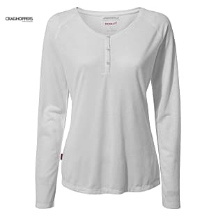 Craghoppers W KAYLA LONG SLEEVED TOP, Optic White