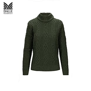Dale of Norway W HOVEN SWEATER, Dark Green