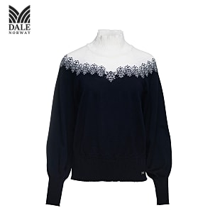 Dale of Norway W ISFRID SWEATER, Navy - White