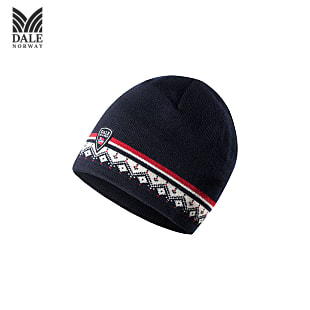 Dale of Norway MORITZ HAT, Navy - Raspberry - Offwhite