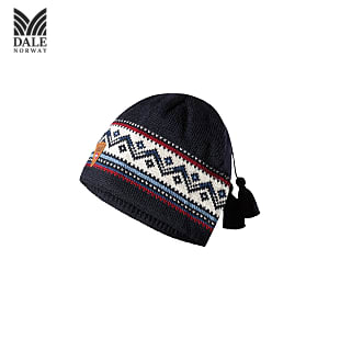 Dale of Norway VAIL HAT, Navy - Red - Offwhite - Blue
