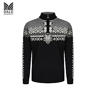 Dale of Norway M 140TH ANNIVERSARY SWEATER, Black - Smoke - Offwhite
