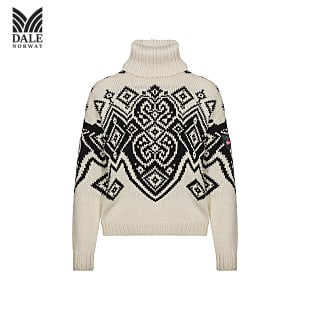 Dale of Norway W FALUN SWEATER, Offwhite - Black
