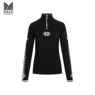 Dale of Norway W GEILO SWEATER, Black - Offwhite