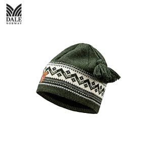 Dale of Norway VAIL HAT, Dark Green - Offwhite - Light Charcoal