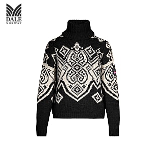 Dale of Norway W FALUN SWEATER, Black - Offwhite