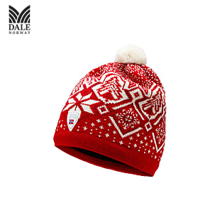 Dale of Norway WINTERLAND HAT, Raspberry Offwhite Redrose