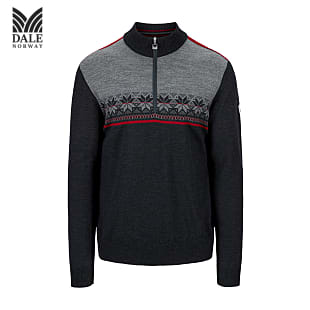 Dale of Norway M LIBERG SWEATER, Navy - Offwhite - Raspberry