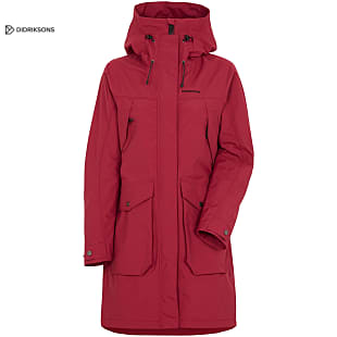 Didriksons W THELMA PARKA 8, Ruby Red